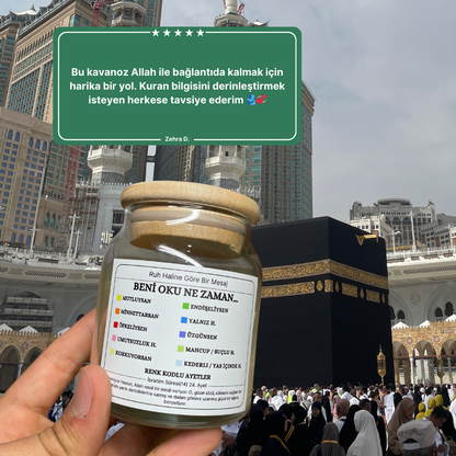 Rahmet Kavanozu - 140 Ayet Kartı - 10 Renk